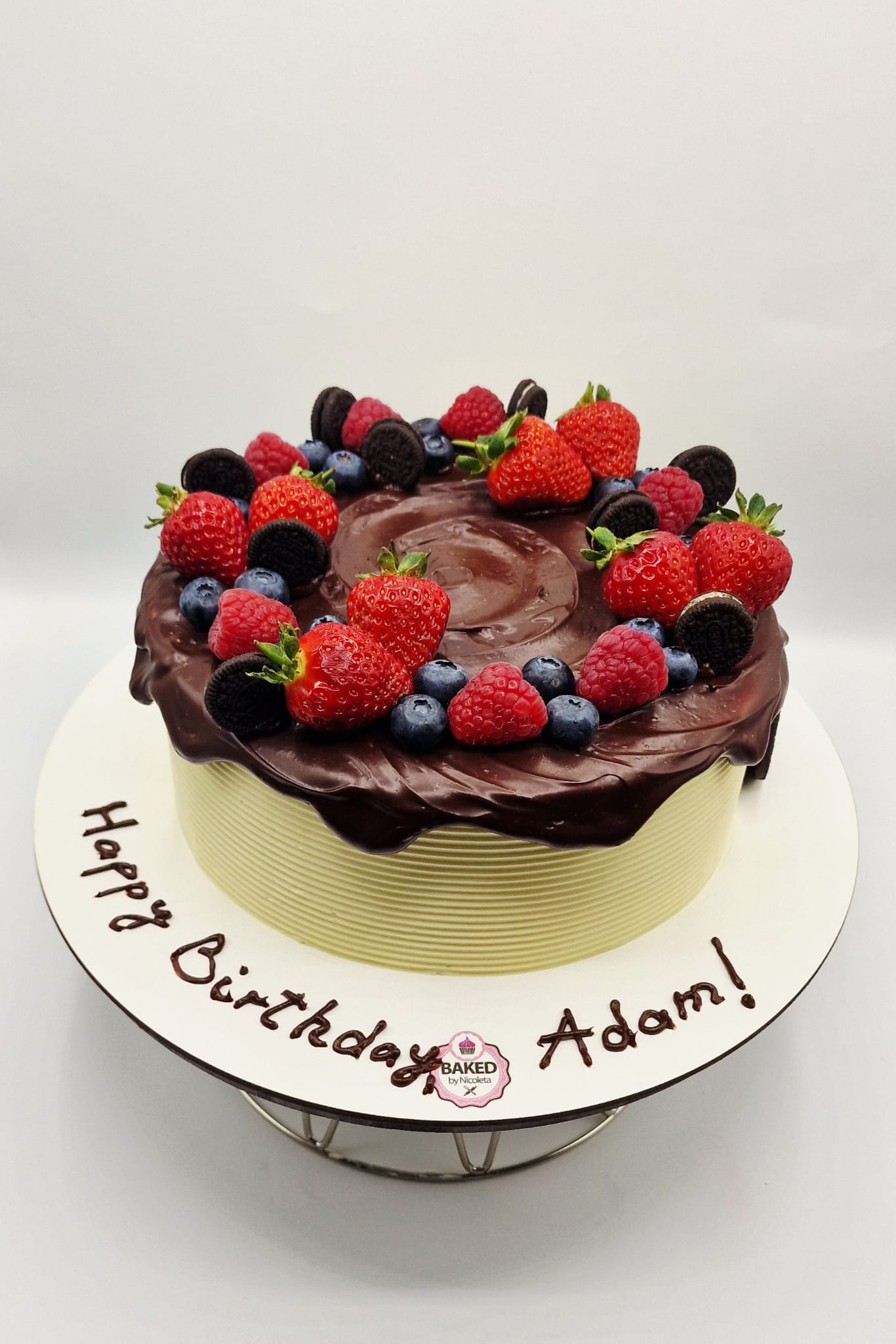 Bespoke custom celebration cake for Boys & Adventures handcrafted by Nicoleta